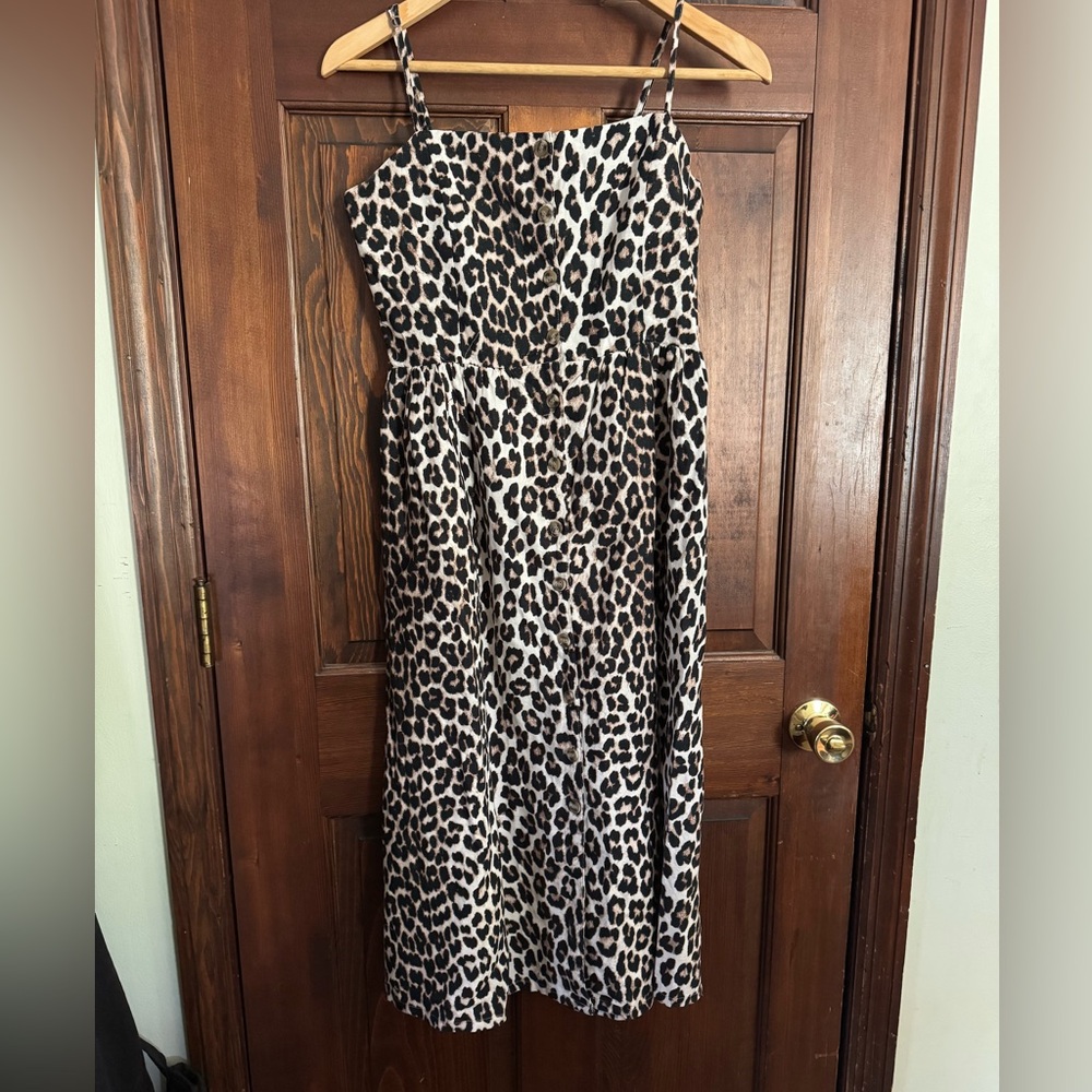 H & M animal print dress